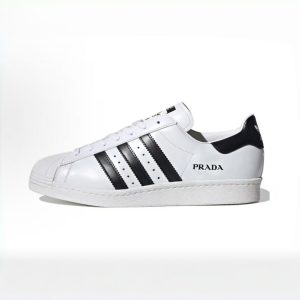 PRADA x adidas originals SUPERSTAR PU 联名款 低帮 板鞋 男女同款 白黑 2020年版