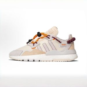 Ivy Park x adidas originals Nite Jogger 碧昂丝联名 运动 防滑耐磨透气支撑减震 低帮 生活休闲鞋 男女同款 灰棕